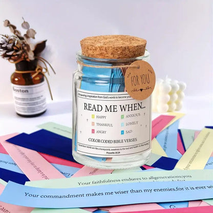 90 Day Bible Verses Jar - Daily Scripture Gift