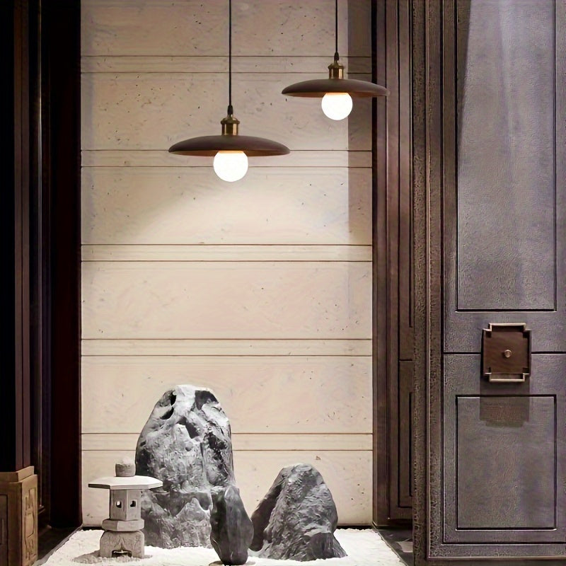 Nordic Solid Wood Pendant Light