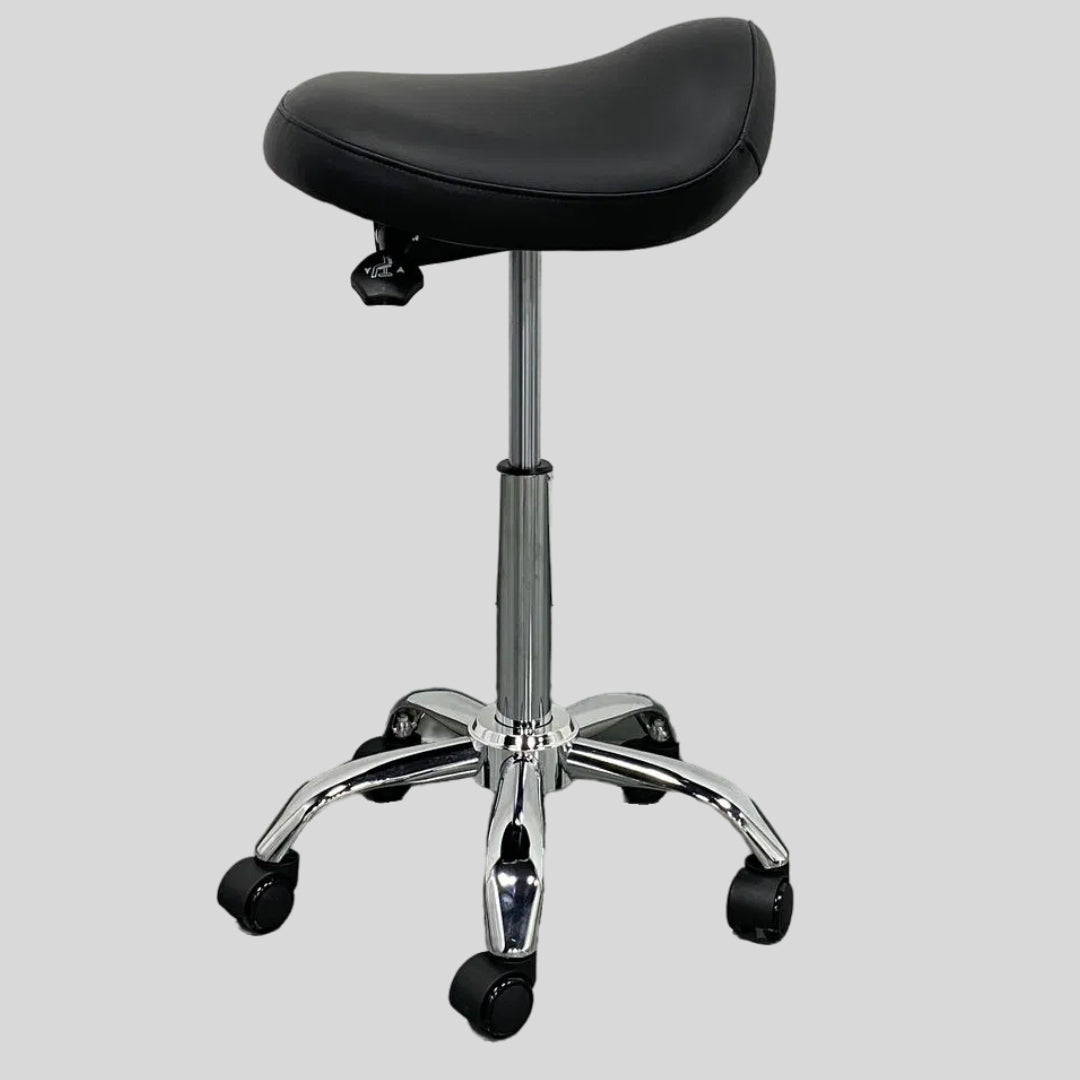 Heavy-Duty Saddle Stool with 500lb Capacity