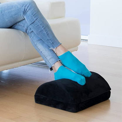 Curved Foam Foot Rest for All-Day Desk Comfort