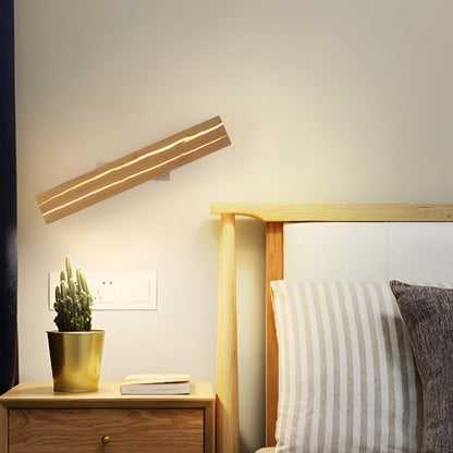 Ergové Adjustable Wood Wall Lamp LED 3-Step Dimming