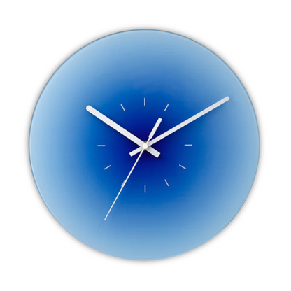 Sunset Gradient Wall Clock, Silent Quartz