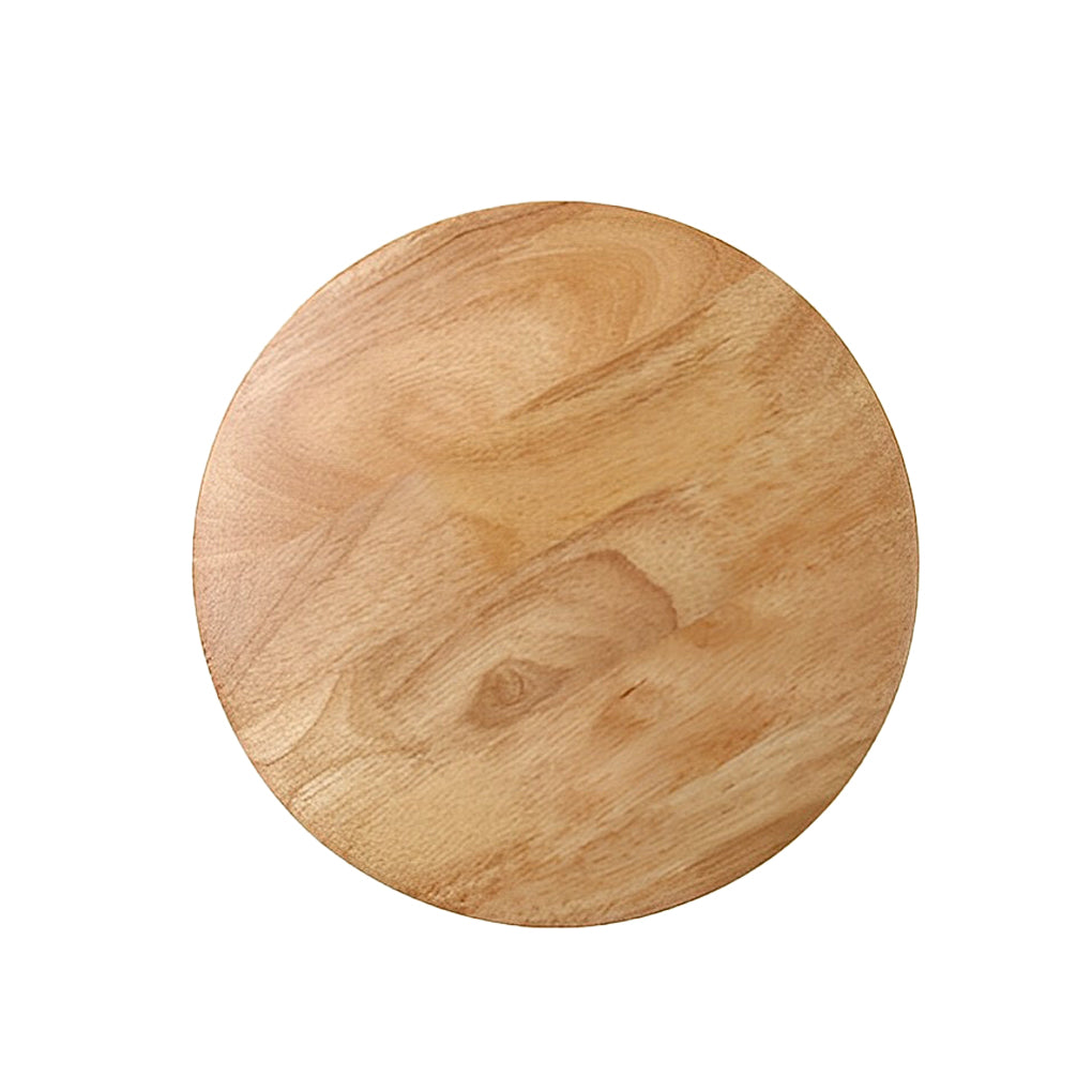 Ergové LED Wall Sconce Oak Wood and Iron Bedside Round or Oval