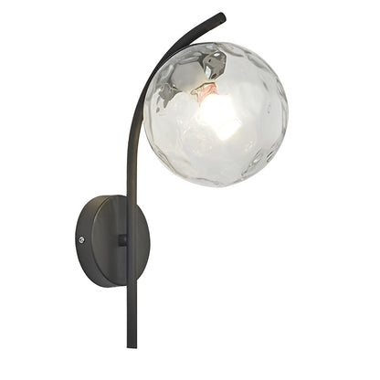 Ergové Glass Ball Wall Sconce LED Plug-In