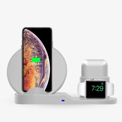 3-in-1 Wireless Charging Dock & Desk Organizer