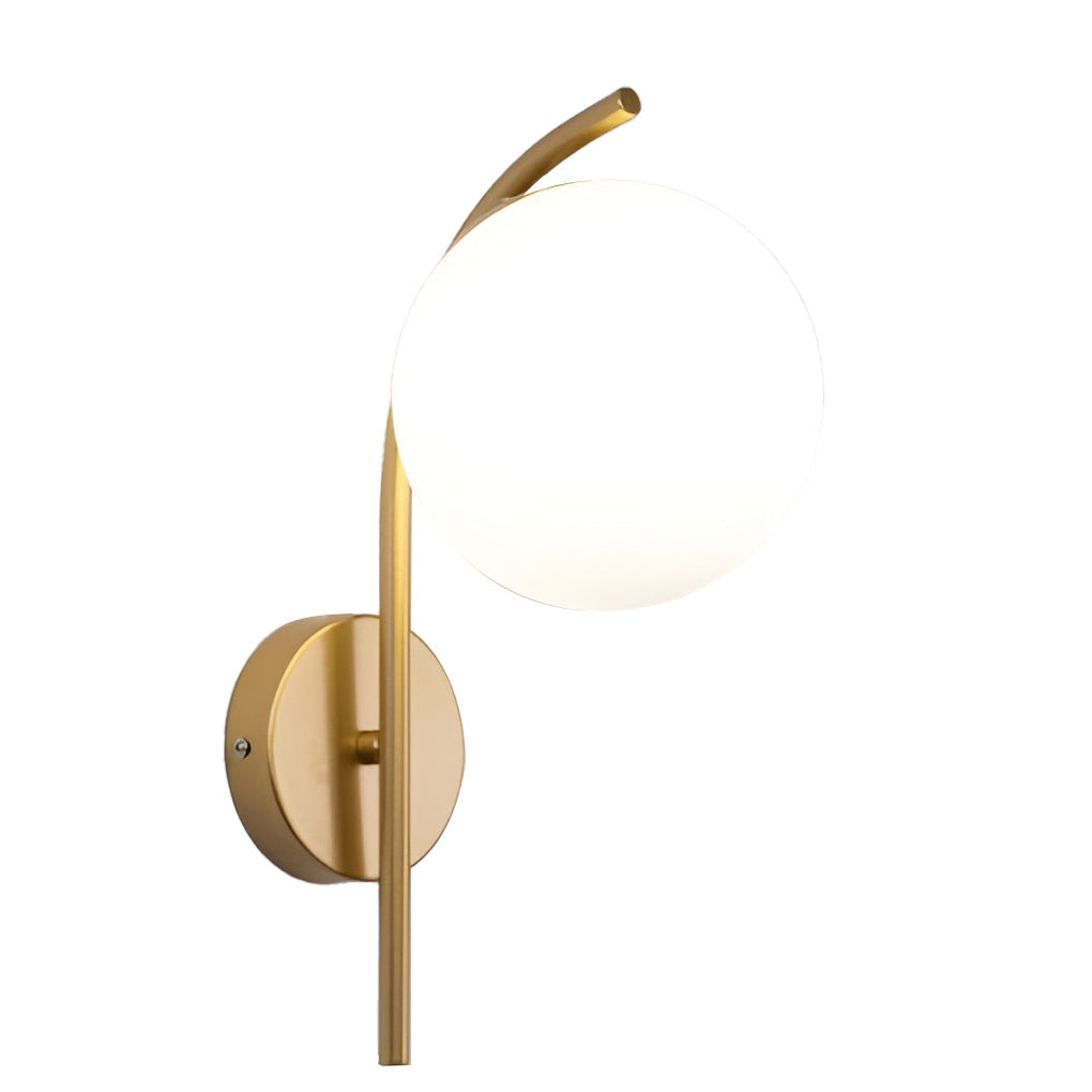 Ergové Glass Ball Wall Sconce LED Plug-In