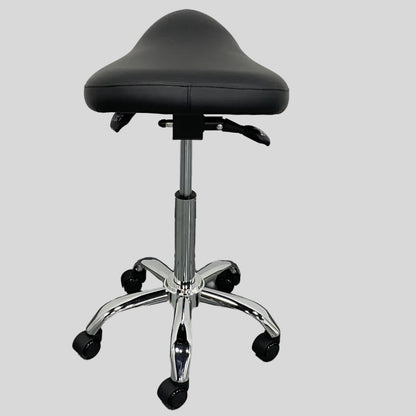 Heavy-Duty Saddle Stool with 500lb Capacity