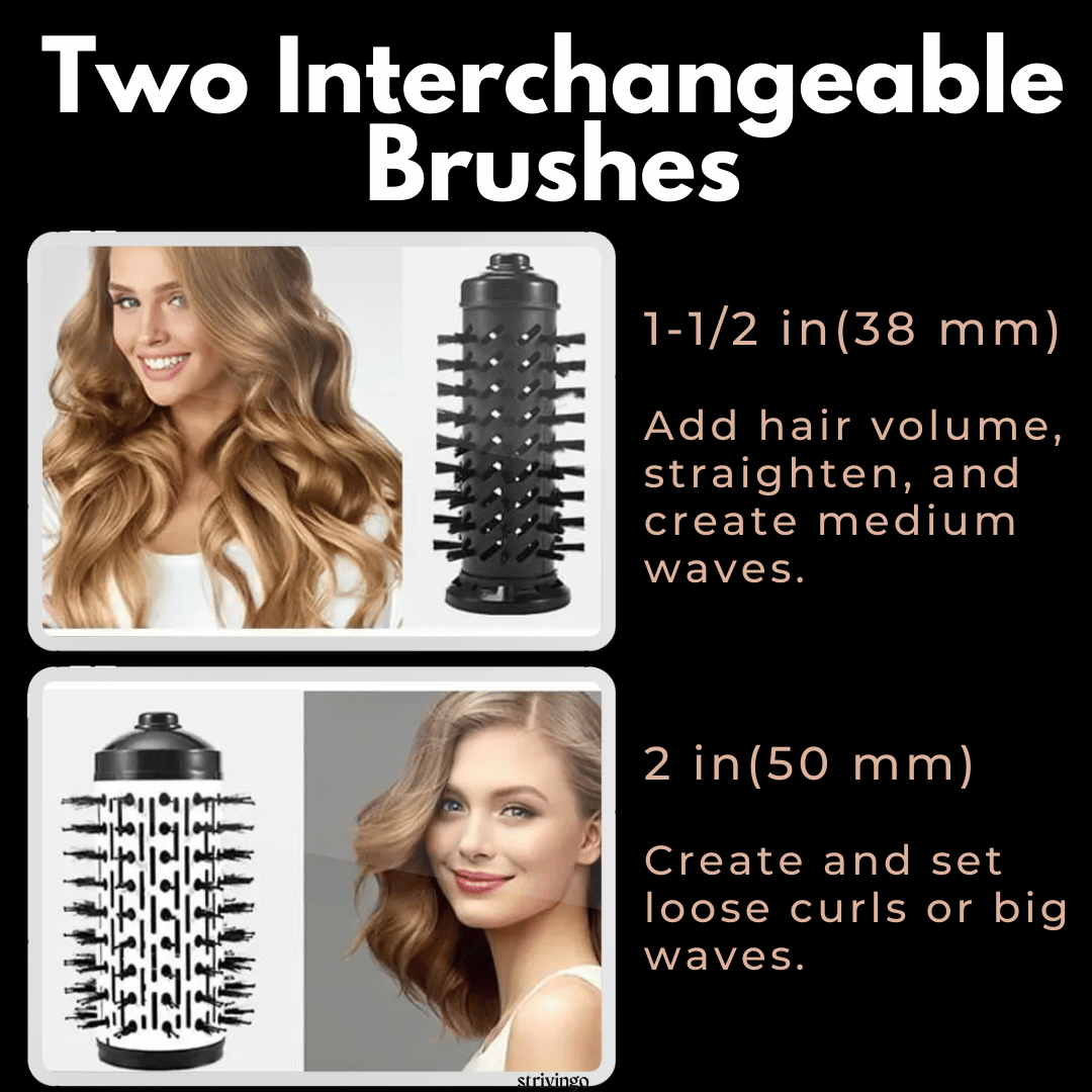 3-in-1 Rotating Hot Air Styling Brush
