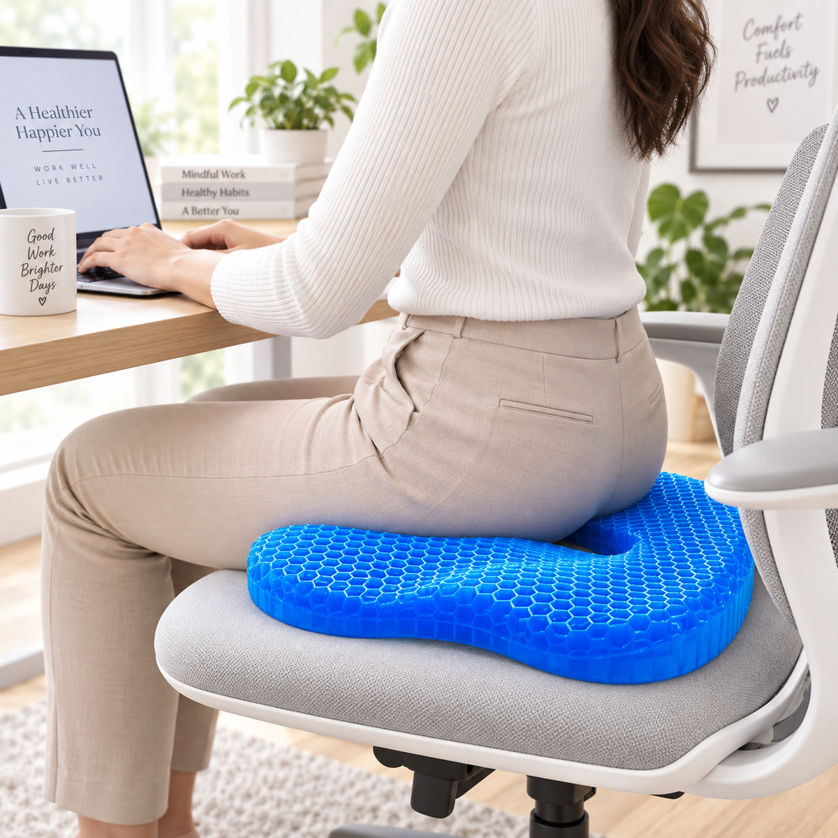 Cooling U-Shaped Gel Seat Cushion