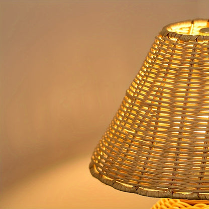 Handwoven Bamboo Lamp for Cozy Ambient Light