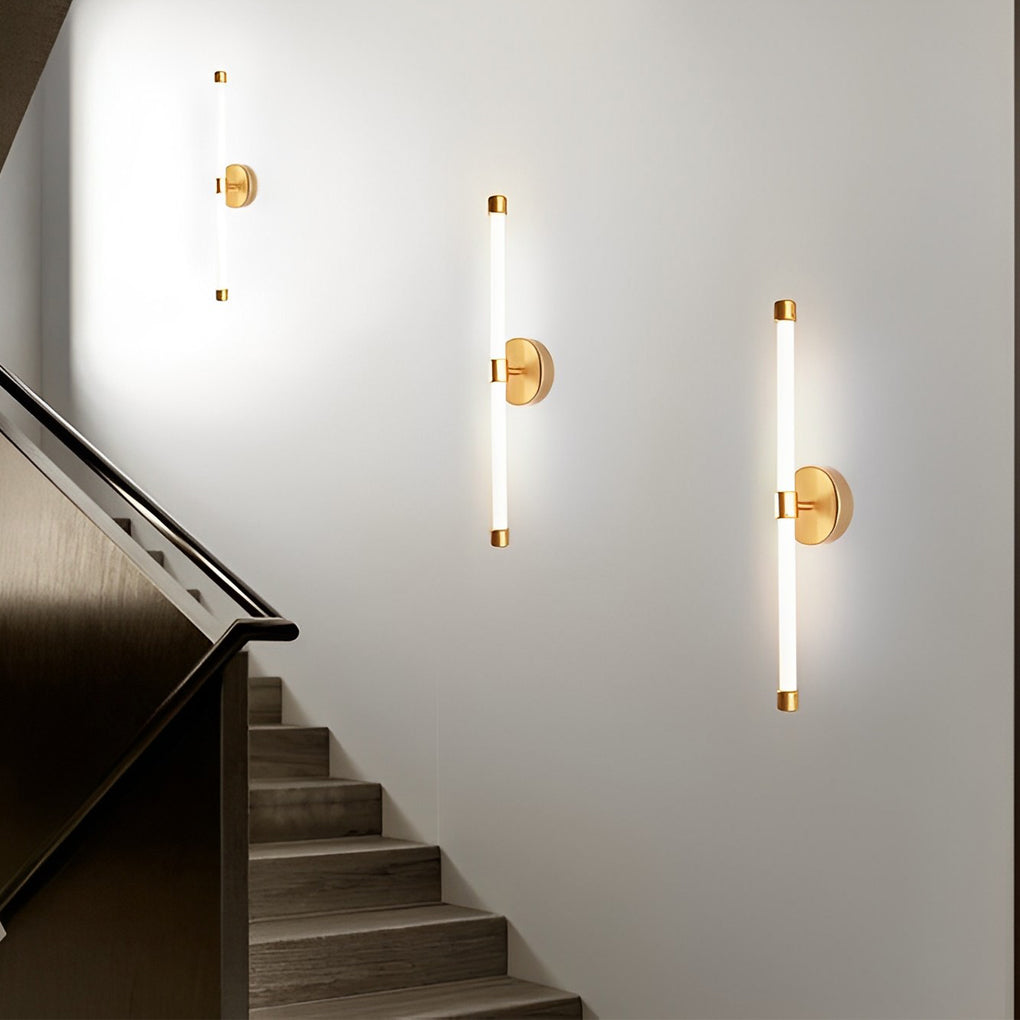 Ergové Japandi Strip LED Wall Sconce, Iron and Acrylic