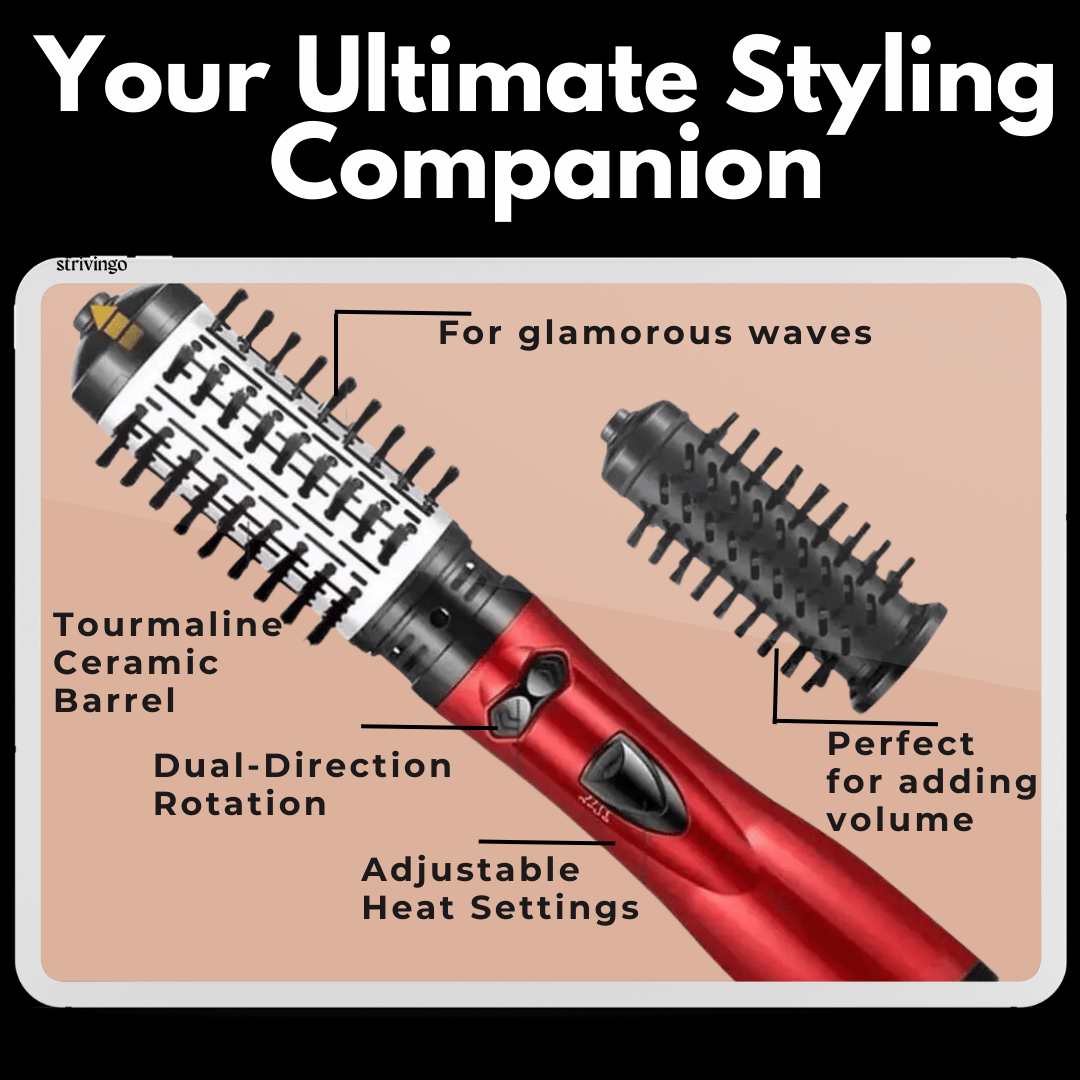 3-in-1 Rotating Hot Air Styling Brush