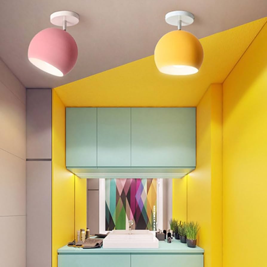 Nordic Macaron Aluminium Ceiling Light