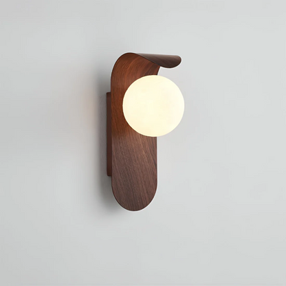 Icar Scandinavian Wood Wall Lamp