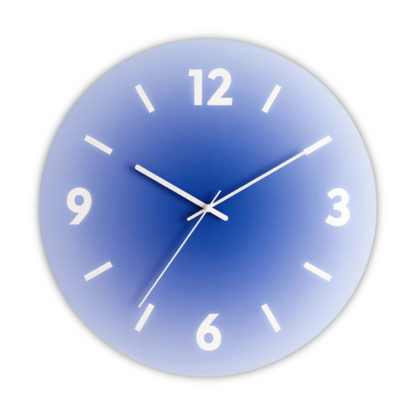 Sunset Gradient Wall Clock, Silent Quartz