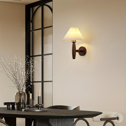 Nordic Wooden Wall Sconce