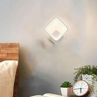 Modern Square LED Wall Lamp - Geometric Light