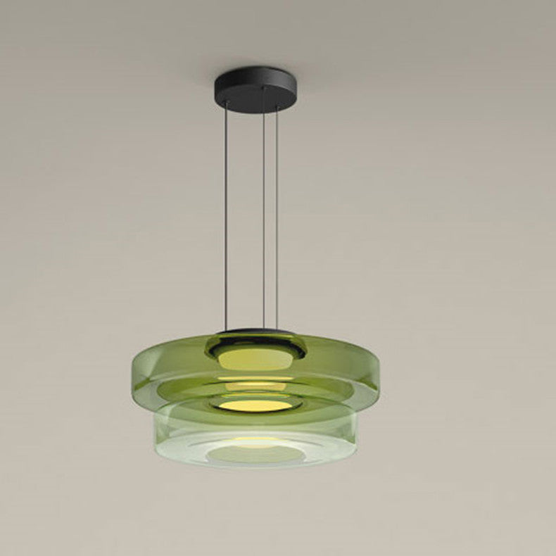 Bauhaus Layered Glass Pendant Lamp