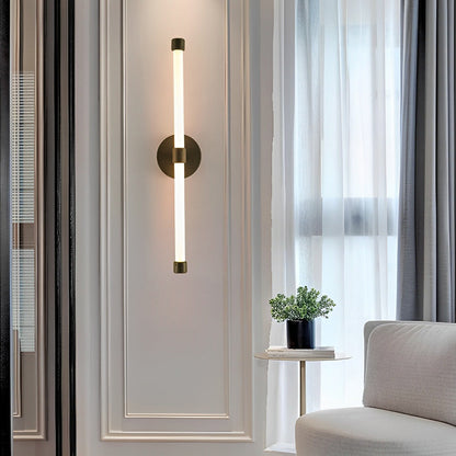 Ergové Japandi Strip LED Wall Sconce, Iron and Acrylic