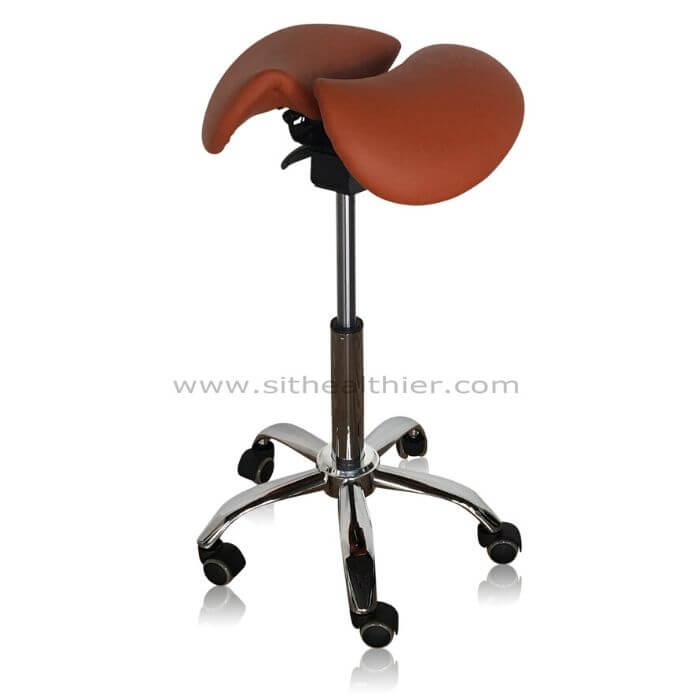 Saddle Style Split Seat Ergonomic Chair