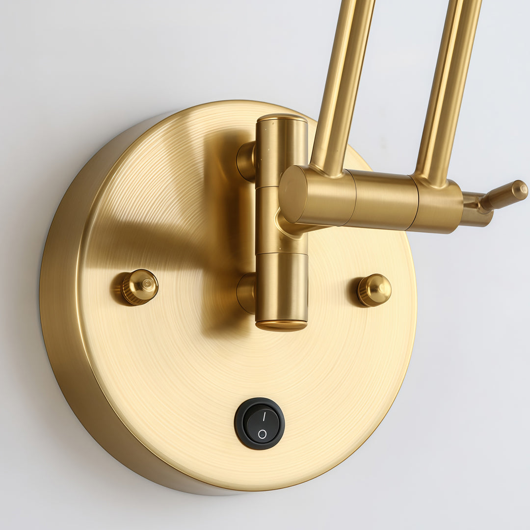 Ergové Adjustable Swing Arm Wall Sconce LED Iron
