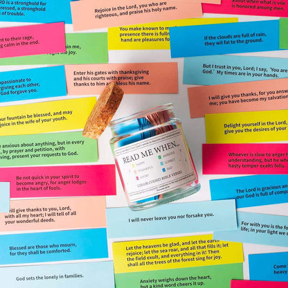 90 Day Bible Verses Jar - Daily Scripture Gift