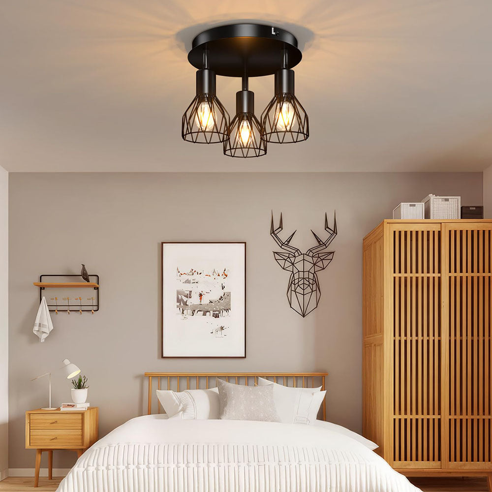 Industrial Adjustable Spotlight Ceiling Light