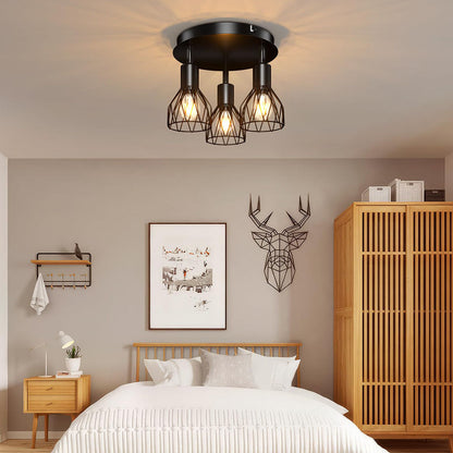 Industrial Adjustable Spotlight Ceiling Light