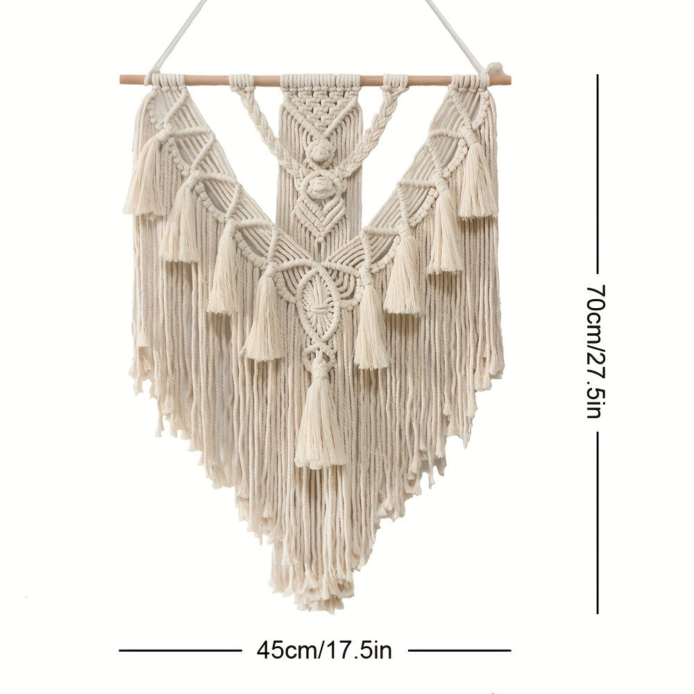 Handwoven Boho Macrame Wall Hanging