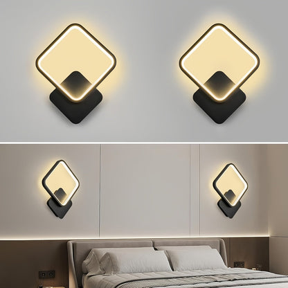 Modern Square LED Wall Lamp - Geometric Light