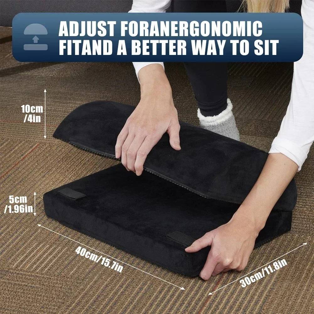 Velvet Memory Foam Foot Cushion, Multi-Use