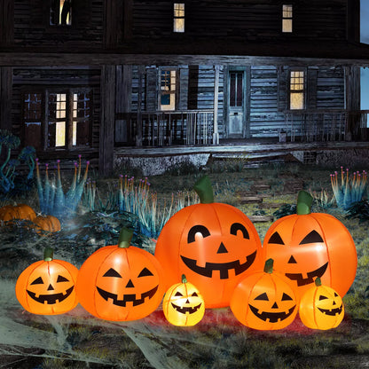 7ft LED Pumpkin Halloween Inflatable
