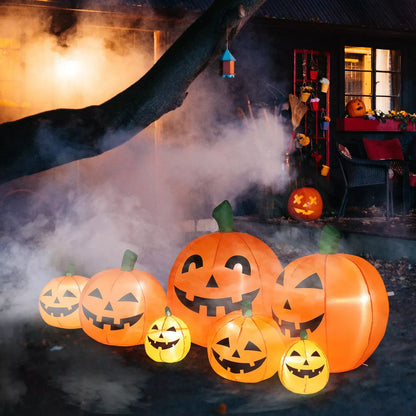 7ft LED Pumpkin Halloween Inflatable
