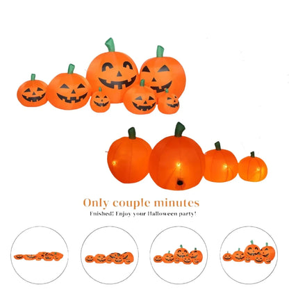 7ft LED Pumpkin Halloween Inflatable