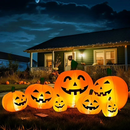 7ft LED Pumpkin Halloween Inflatable