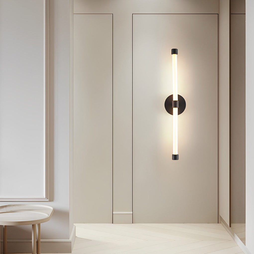 Ergové Japandi Strip LED Wall Sconce, Iron and Acrylic