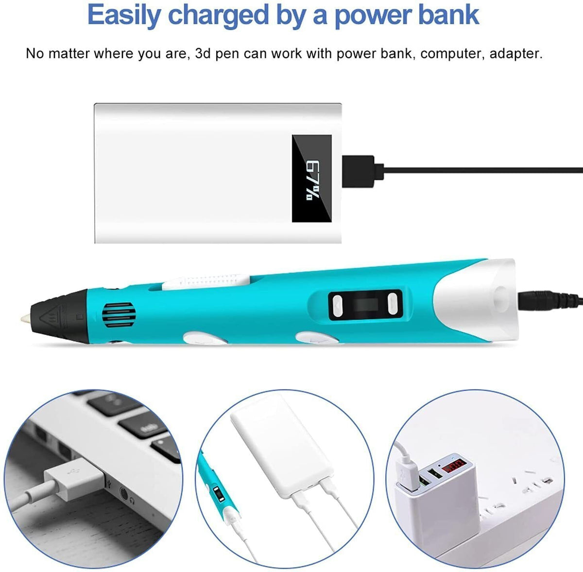 3D Printing Pen for Kids - No-Heat & Safe