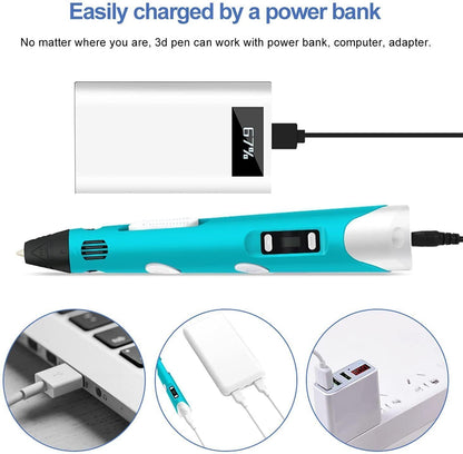 3D Printing Pen for Kids - No-Heat & Safe