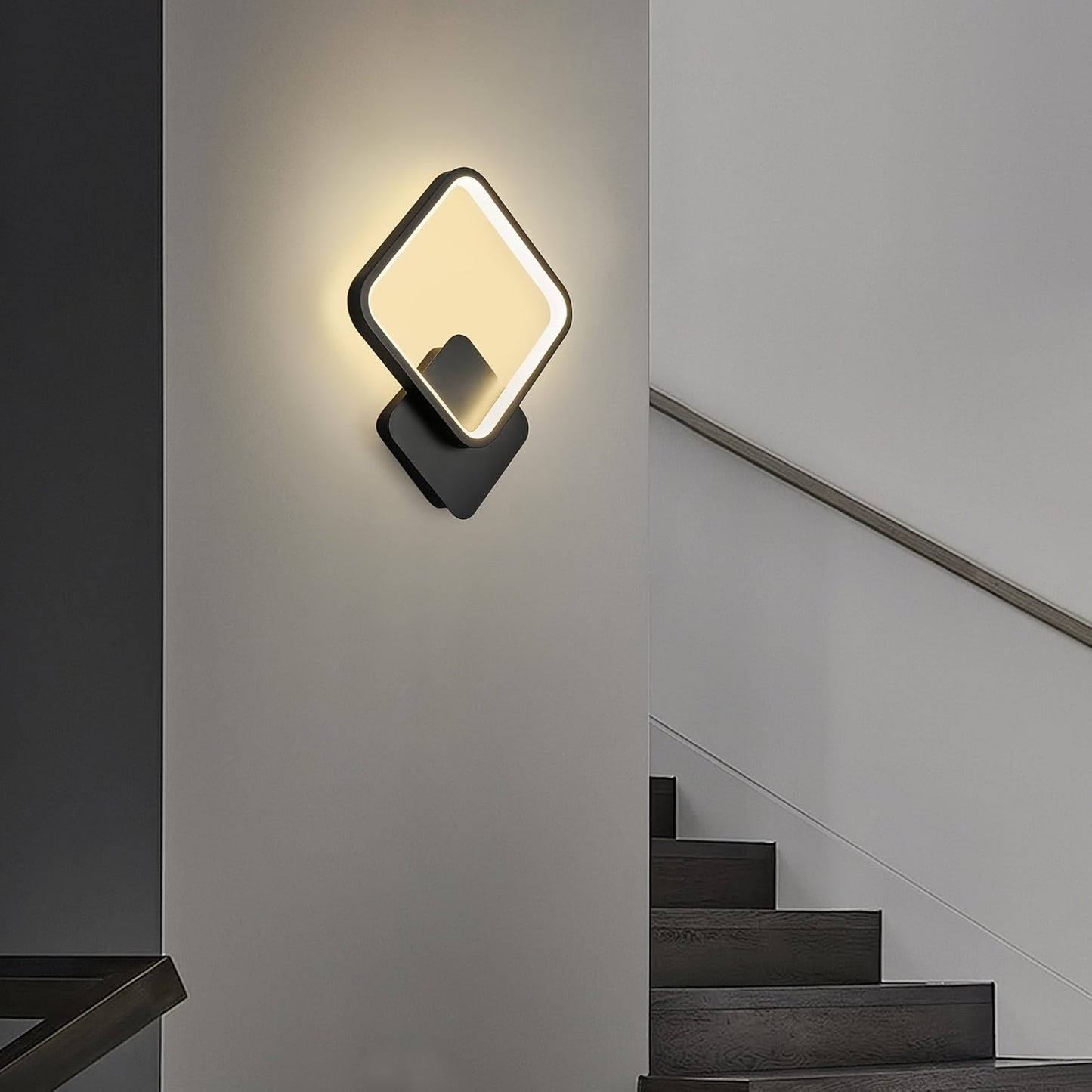 Modern Square LED Wall Lamp - Geometric Light