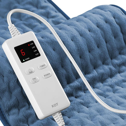 Electric Massaging Heating Pad for Back Pain