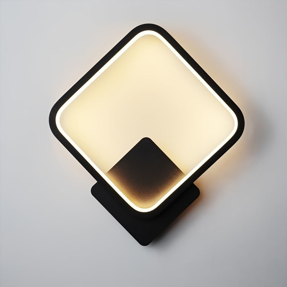 Modern Square LED Wall Lamp - Geometric Light