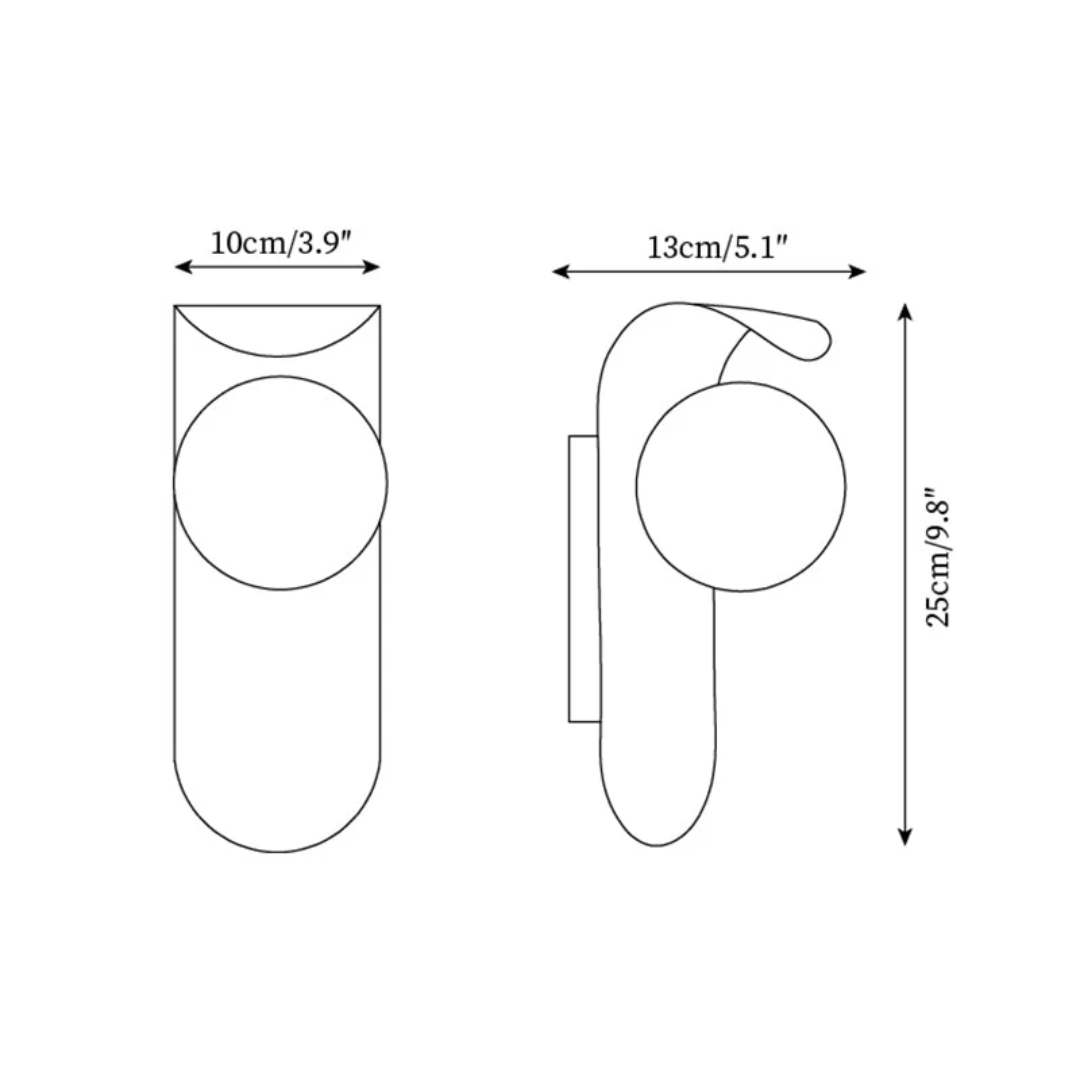 Icar Scandinavian Wood Wall Lamp