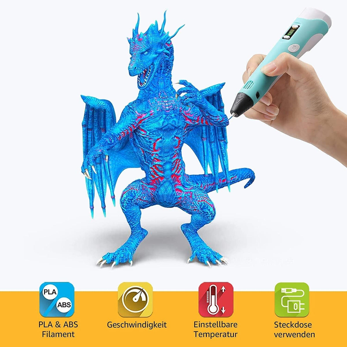 3D Printing Pen for Kids - No-Heat & Safe