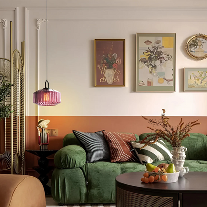 Mireta Retro Tinted Glass Pendant