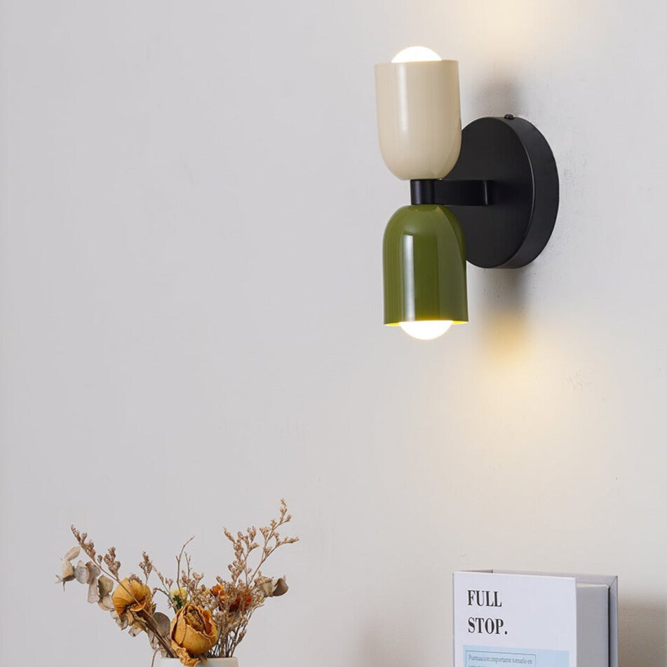 Colorful Macaron Bedside Wall Lamp