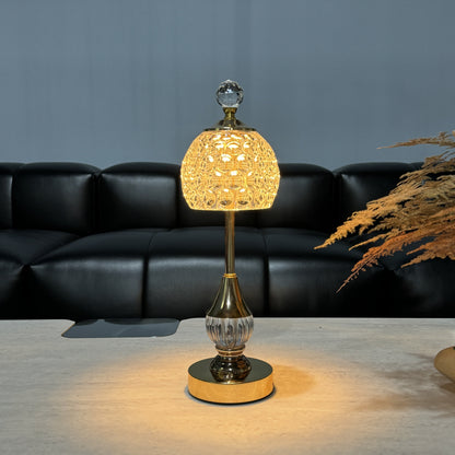 Crystal Touch Rechargeable Lamp