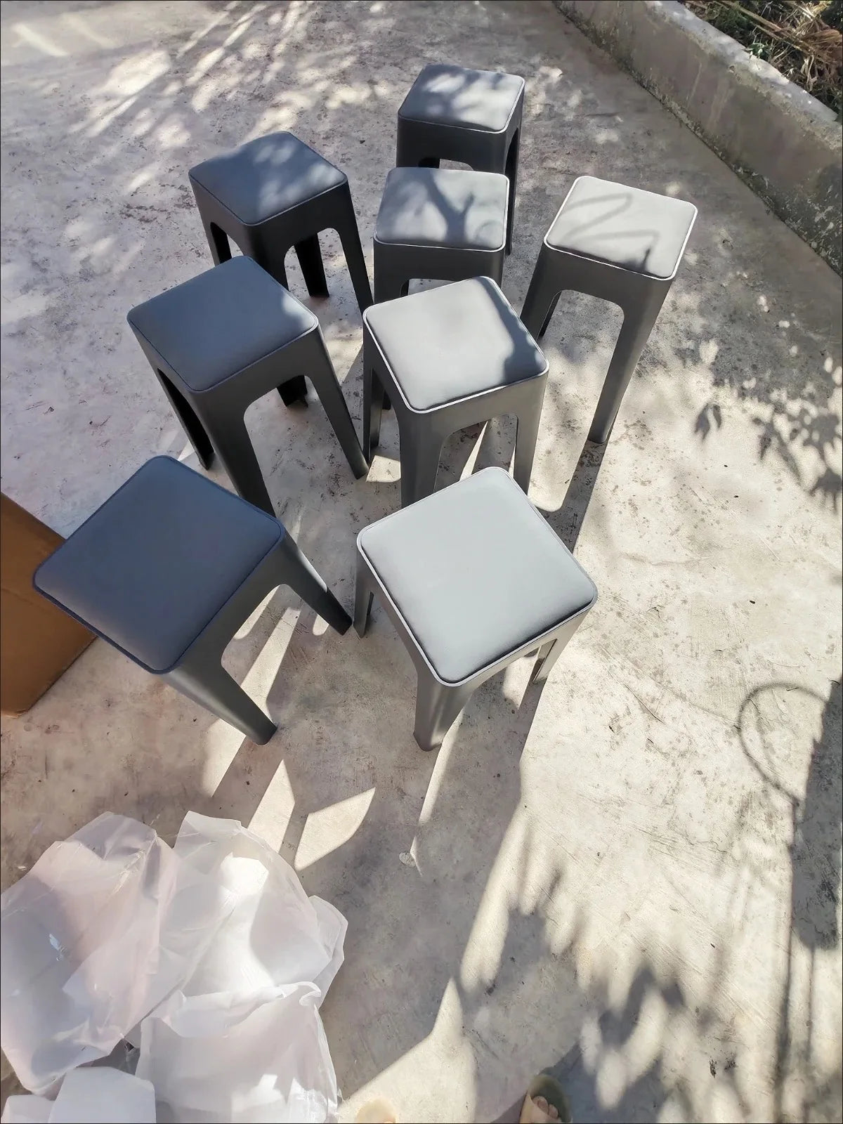 Stackable Plastic Dining Chairs