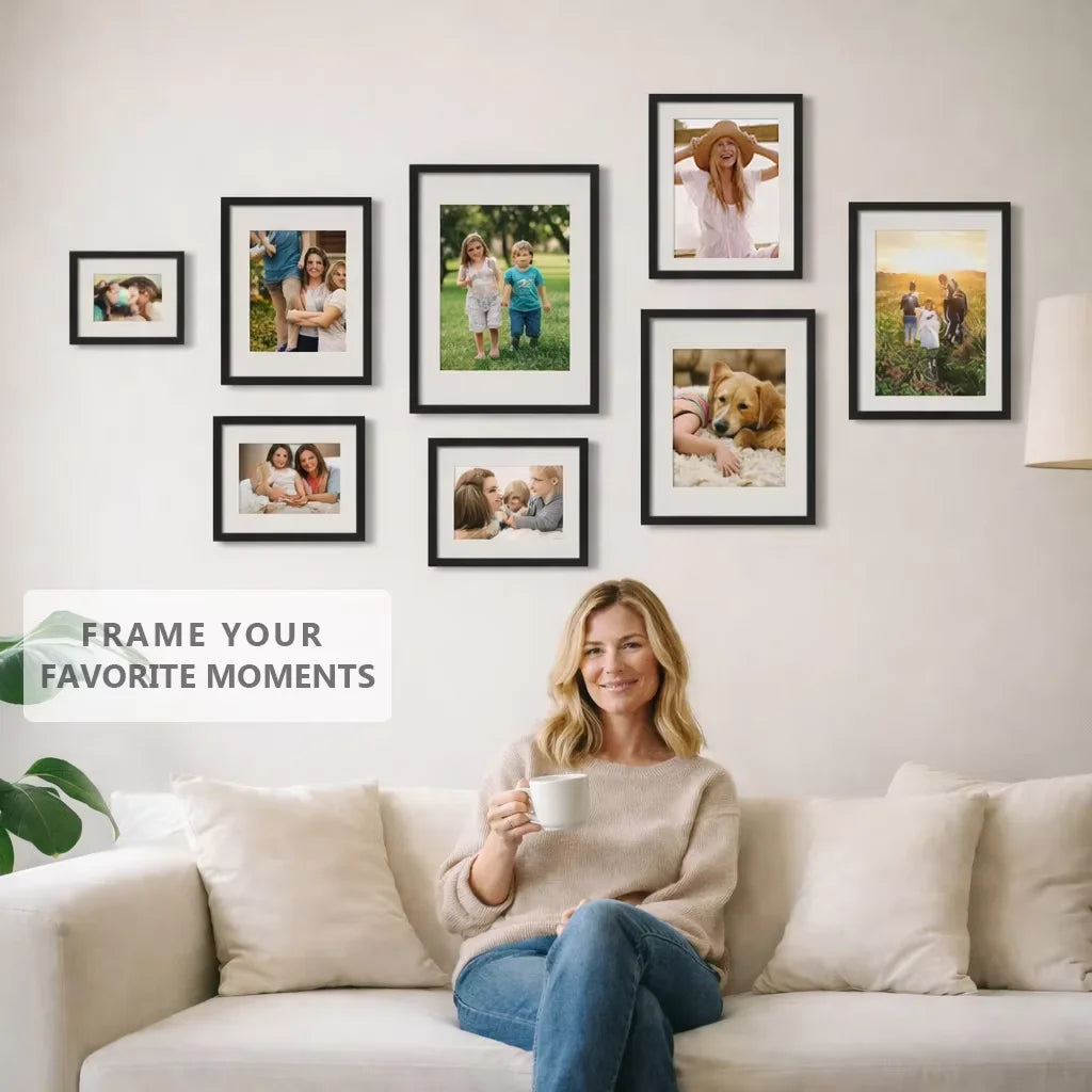 Aluminum Picture Frames Set (3-Pack)