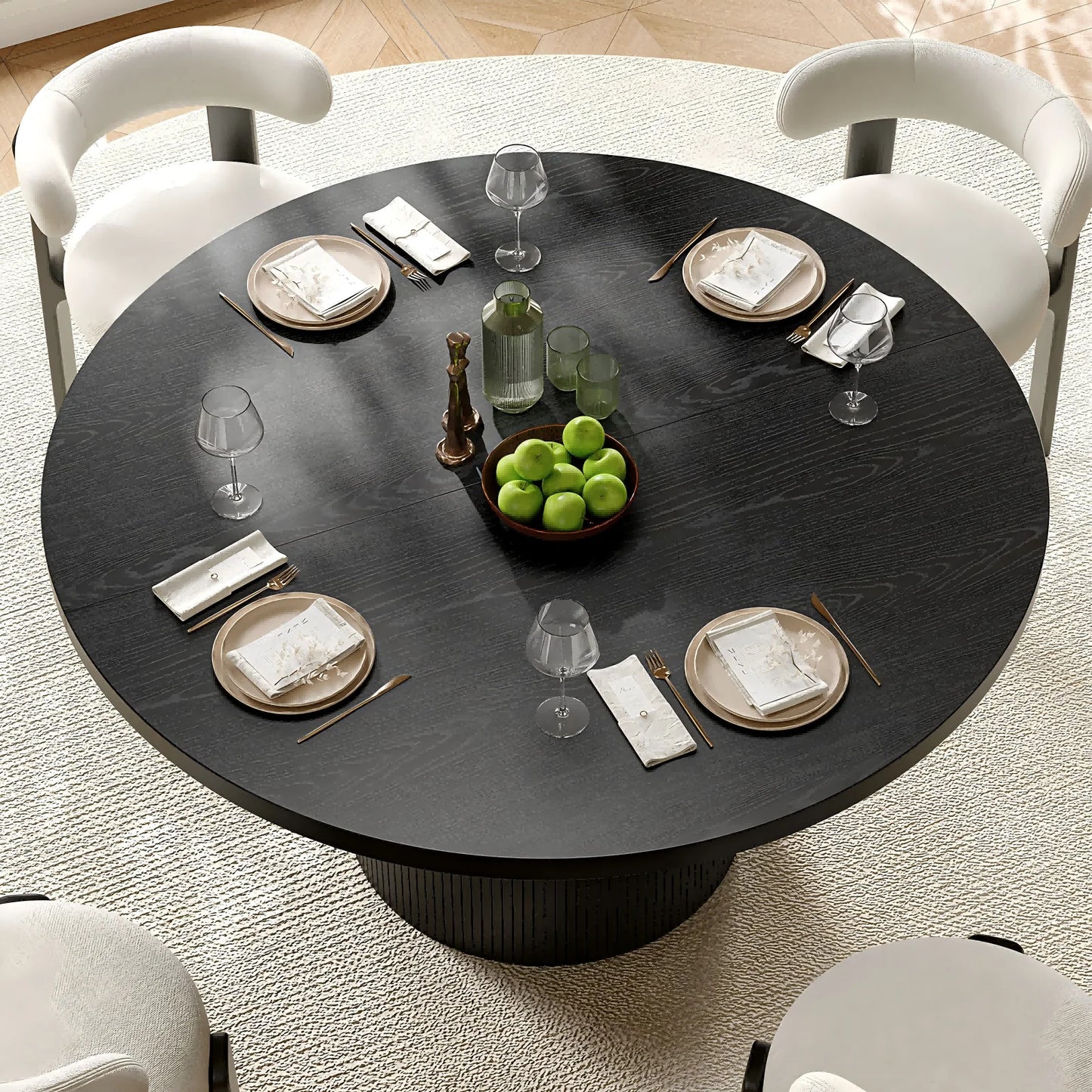 Marchetti Fluted Round Dining Table