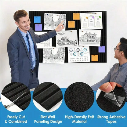 FeltTile 6pc Acoustic Bulletin Board